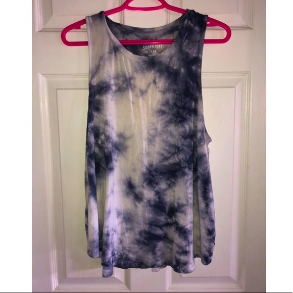 American eagle tie dye tank top